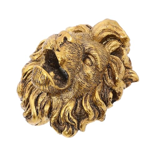 Beatifufu Boquilla De Fuente De Jardín Cabeza De León para Estanque Exterior, Cabezal Rociador De Resina 6.5x5x4 Cm, Boquilla Fuente Columna para Pared, Surtidor De Agua para Patio y Jardín