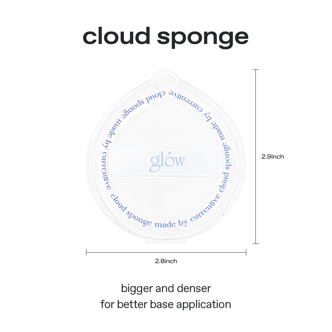 glow breathable blemish balm #one & cloud sponge set | medium-coverage bb cream & tinted moisturizer + rubycell puff makeup sponges | skincare-like radiant finish | 1 fl oz + 3ea