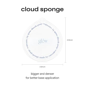 glow breathable blemish balm #one & cloud sponge set | medium-coverage bb cream & tinted moisturizer + rubycell puff makeup sponges | skincare-like radiant finish | 1 fl oz + 3ea