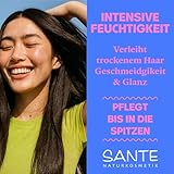 SANTE Naturkosmetik Intense Hydration Shampoo - 950 ml - mit Aloe Vera & Mango-Extrakt - Haarshampoo für trockenes Haar - sulfatfrei & vegan - dermatologisch getestet