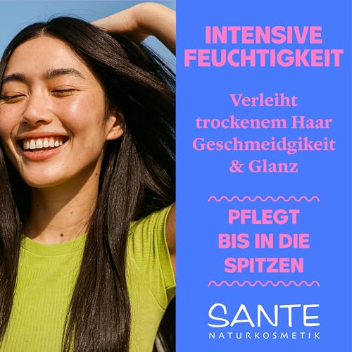 SANTE Naturkosmetik Intense Hydration Shampoo - 950 ml - mit Aloe Vera & Mango-Extrakt - Haarshampoo für trockenes Haar - sulfatfrei & vegan - dermatologisch getestet