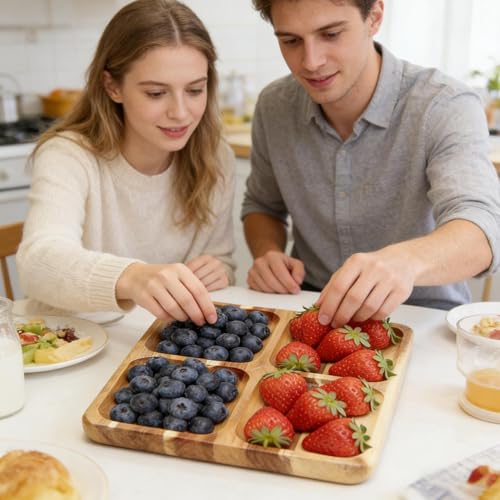 Plateau de service en bois pour vos buffets de fête et apéritifs