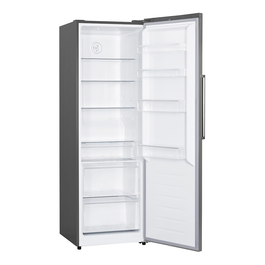Svan Frigorífico Refrigerador Inox, 1 Puerta, SR185601ENFDX, Capacidad 359 Litros, No Frost, Multi Air Flow, Bajo Nivel Sonoro, Puerta Reversible, Clasificación Energética E