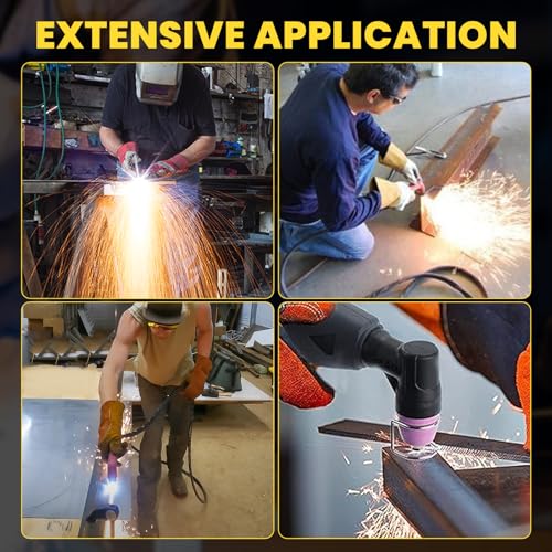 SSIMDER Plasma Cutter 50Amp, 110V/220V Non-Touch Pilot ARC 1/2" Clean Cut 3/4 inch Maximum Cut, Large LED Display and 2T/4T IGBT Inverter Cutter for Metal Fabrication/Automotive/DIY/Workshops - Thumbnail 6