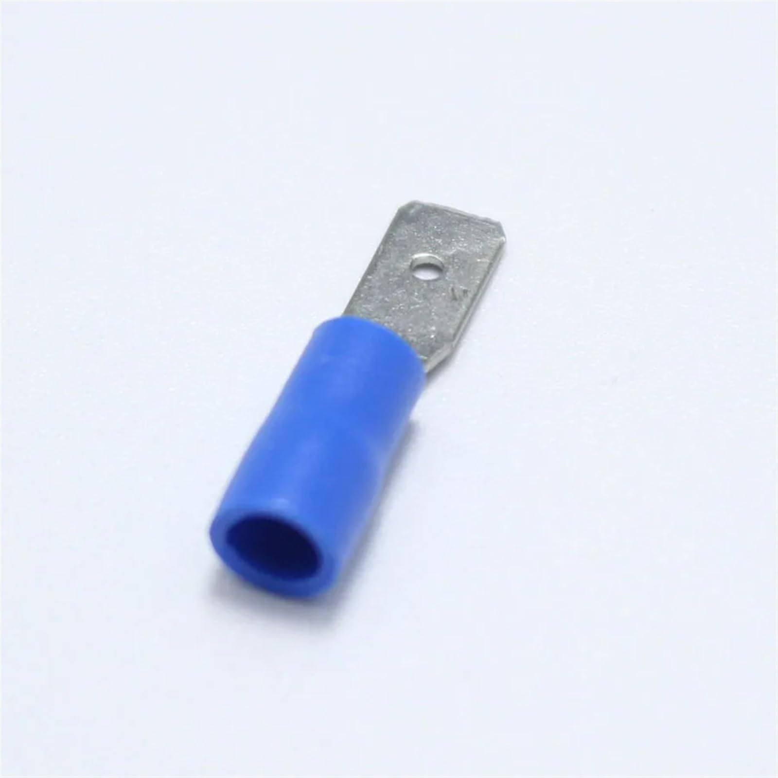 100 conectores eléctricos azules preaislados de terminal de horquilla macho + hembra de 4,8 mm for cable de 16 a 14 AWG/cable de 1,5 a 2,5 mm²