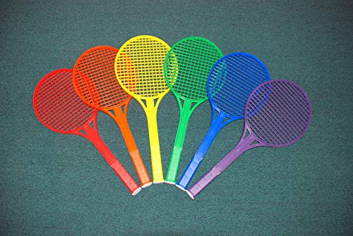 Rainbow Tennis Rackets - Set of 6 Colors
