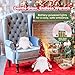 Light-Up Christmas Gnomes Decorations with Sequins|Lighted Xms Gnome Santa 12