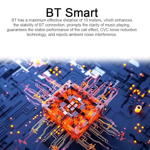 NHOPEEW Bluetooth-Stereo-Autoradio mit doppeltem USB-Anschluss, FM, TF, EQ, AUX-Eingang, 1-DIN-Autoradio, MP3-Player mit Bluetooth-Freisprecheinrichtung und 7-farbigen Lichtern