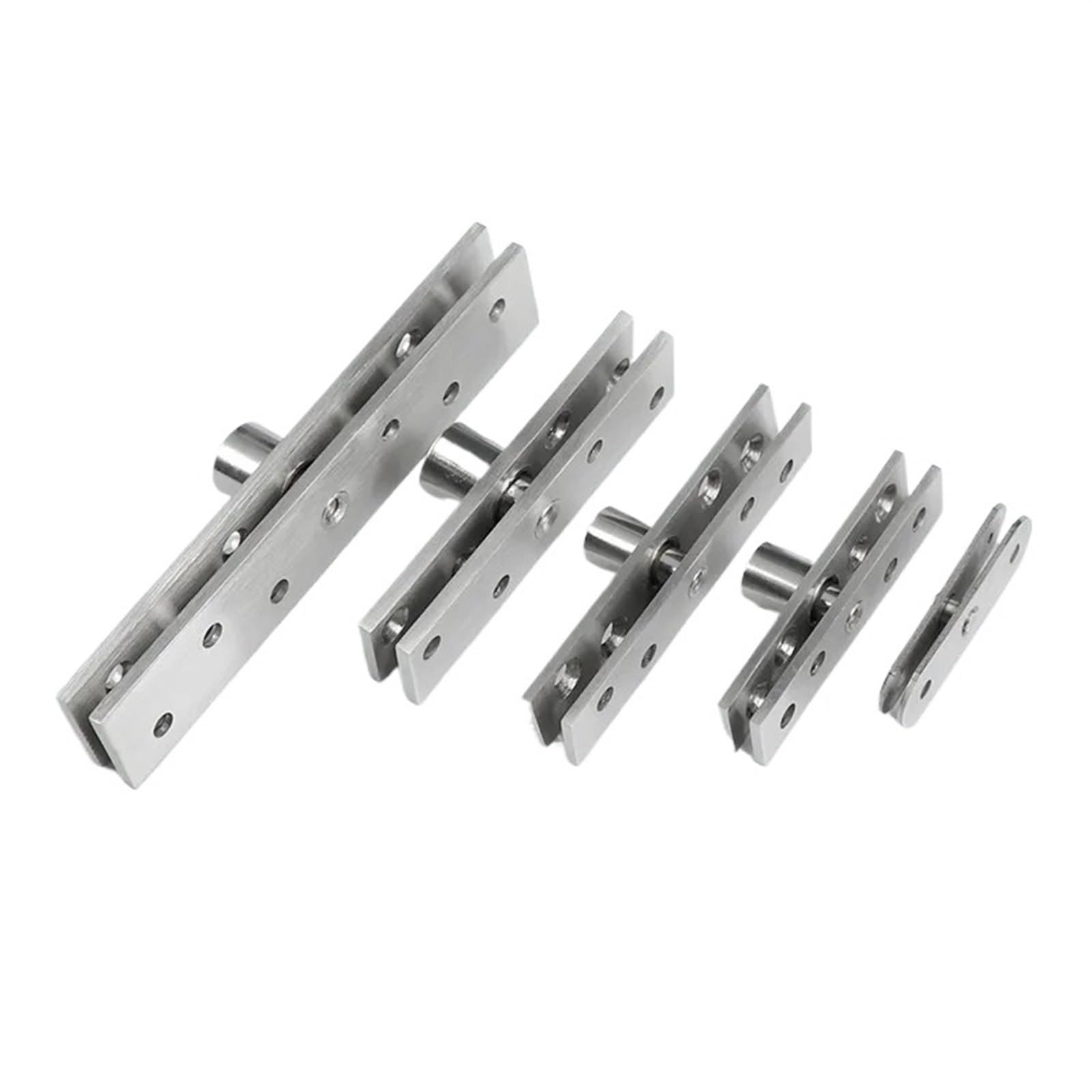 AUNANGLJSCS Stainless Steel Plus Heavy Duty Rotating Shaft Invisible Door Hidden Hinge 360 Degree Eccentric(S Eccentric Shaft)