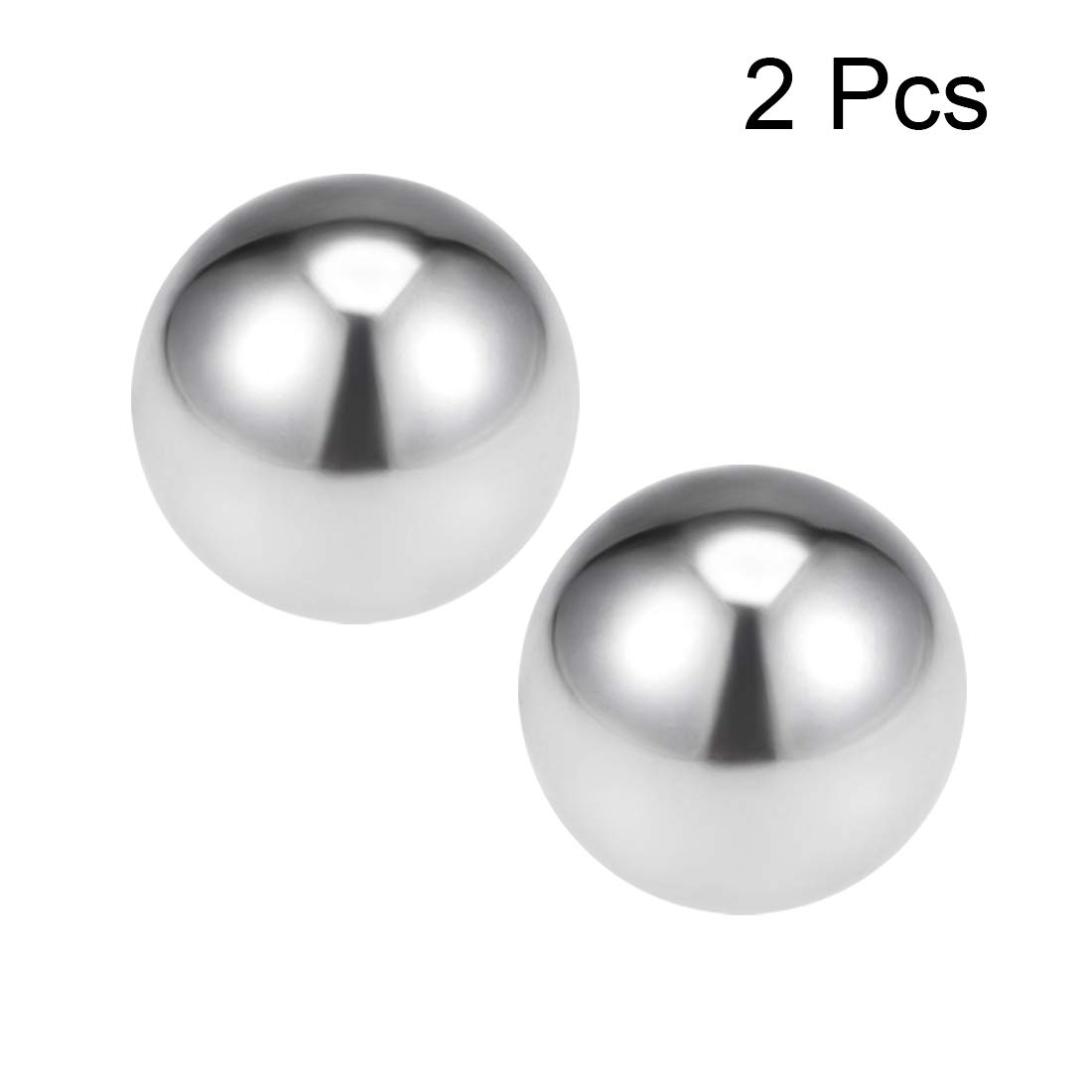 sourcing map Billes Acier Inoxydable 304 pour Roue Vélo Moyeu VTT Roulement à Billes G200 Billes Précision 32mm 2Pcs