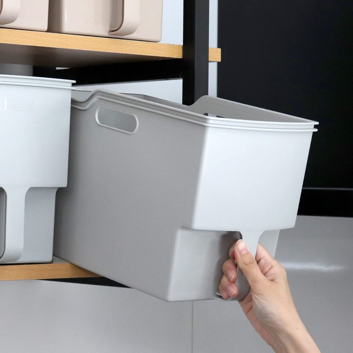 Amazon|キッチン収納ケース 吊り戸棚ボックススリム 幅18.5cm クラス Amazon|キッチン収納ケース 吊り戸棚ボックススリム 幅18.5cm クラス