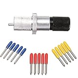  SUCAN 15pcs 30/45/60 Degré Vinyl Cutter Lame Et Porte-Lame pour Roland Coupe Traceur