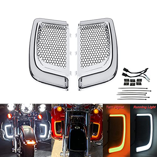 Amazon | HCmotorku バイク ロアフェアリング LED ロワー フェア