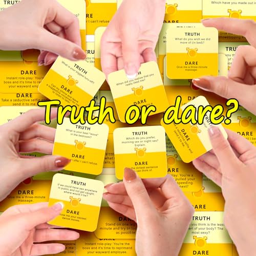 MEBAULT Truth or Dare Sex Card Game Intimacy Deck Sex Toy Adventurous Playing Cards Erotic Bedroom Game for Couple Lover - Thumbnail 7