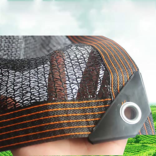 HFDASUENT Toldo Vela de Sombra Solar Sombra Paño Malla sombreadora Negra Toldo Vela de Sombra Protección Solar Tasa de sombreado 50% Cover