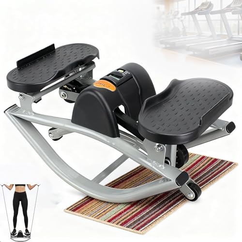 Machine à pas latérale jambes fessiers avec élastiques et écran LCD