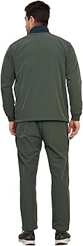 Buy I&SONI Men's NS Lycra Tracksuit with Mesh Lining | Foogi Green