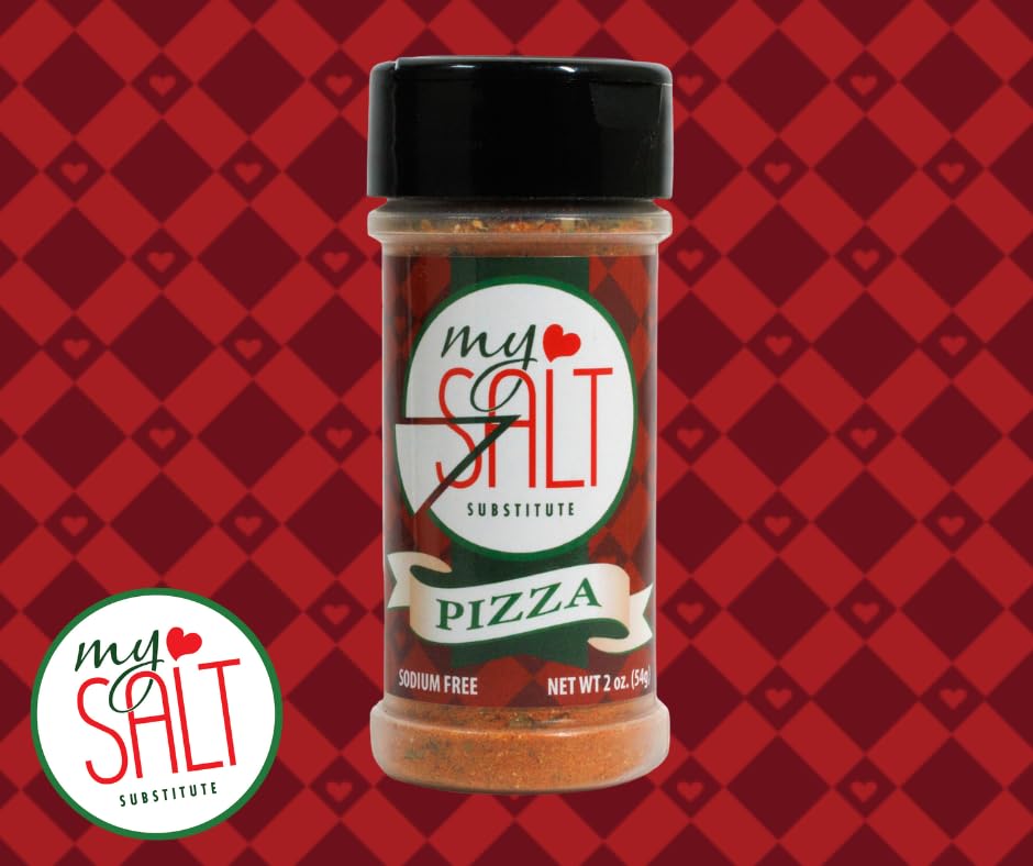 Image of MySALT Pizza - Sodium-Free Seasoning That Tastes Like Pizza, Not a Sauce Mix - Salt Substitute for Pasta, Veggies, Popcorn & More