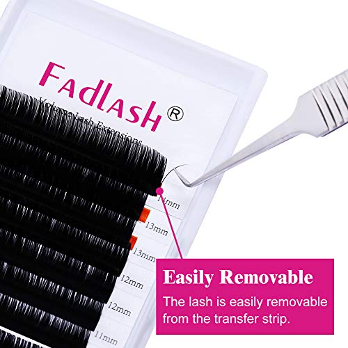 Fadlash Easy Fan Lashes DD Curl 0.05 9-17mm Mixed Length Russian Lashes Natural Look Self Fanning Eye Lashes Automatic Blooming Russian Eyelashes Extensions(0.05-DD-917) - Image 4