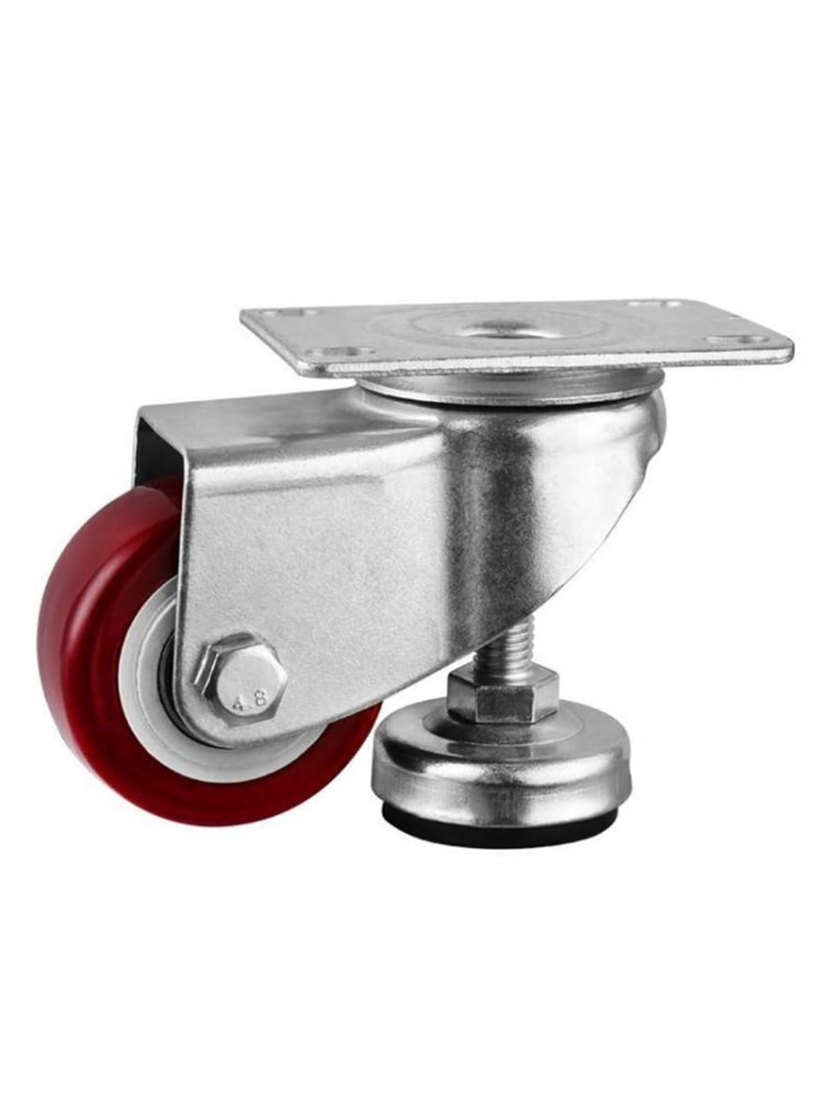 Roulette horizontale réglable de 2.5 pouces pour meuble et armoire lourde