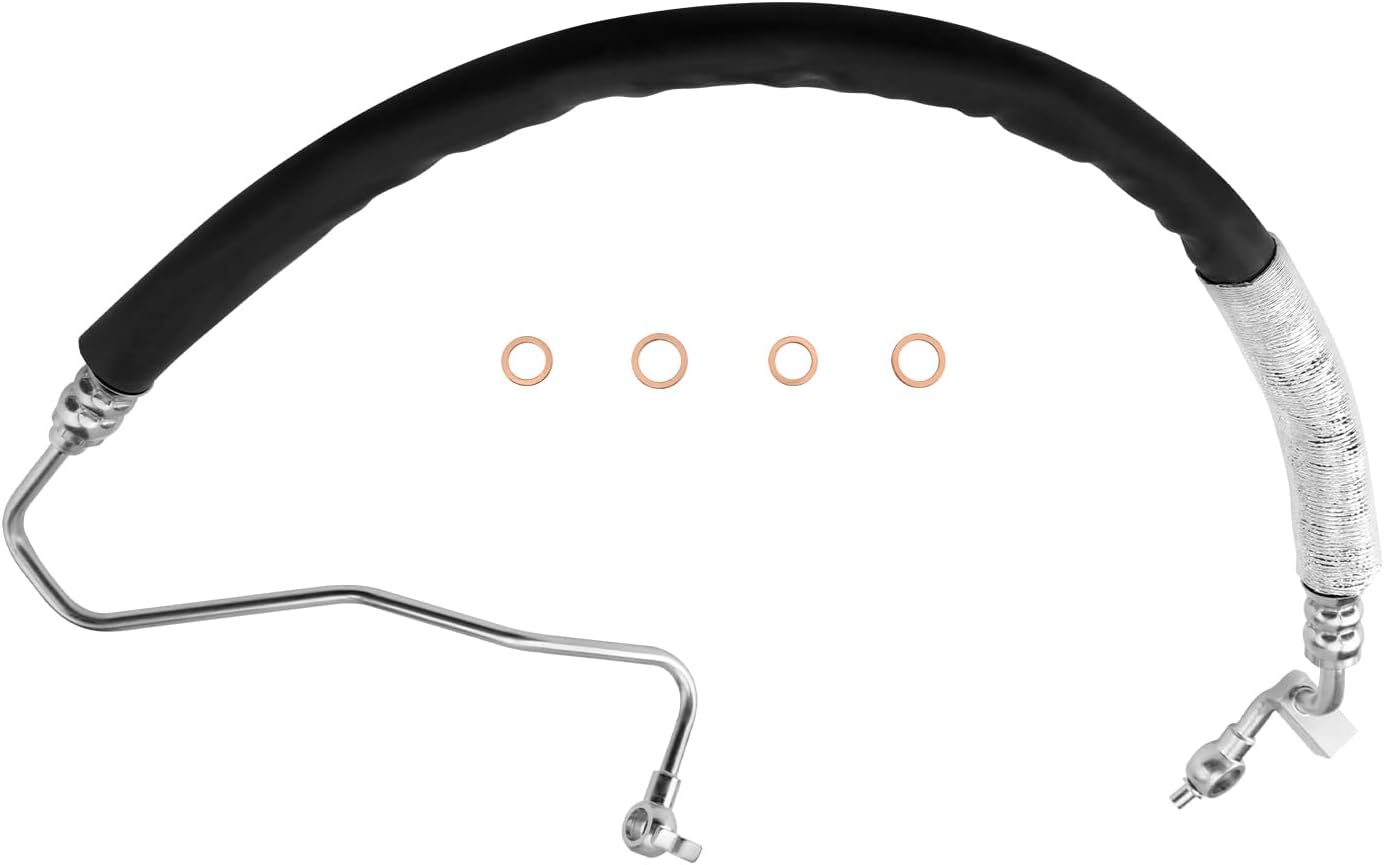 Power Steering High Pressure Line Hose Compatible with 2009-2014 Nissan Maxima V6 3.5L, 2008-2012 Nissan Altima V6 3.5L, Replace# 497209N00A, 3403716, 497209N00B, 49720ZN50A, 49720ZN50B