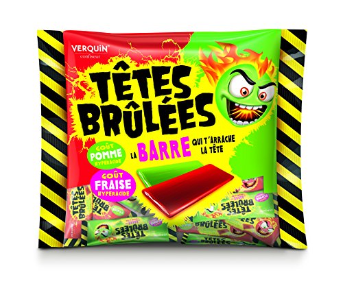 Têtes Brûlées Barres Fraise, Pomme, 200g