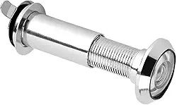Visualizador de porta grande angular de 220 graus, olho mágico de liga de zinco com capa de privacidade para portas de 35 a 55 mm de espessura, sem ferramentas, instalação essencial para segurança