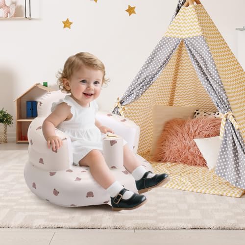 Image of Inflatable Baby Seat for 3-36 Months Blow Up Floor Seat