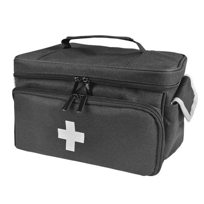 Bolsa Médica Organizadora De Cuidados A Domicilio (Preto)
