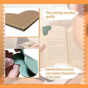 Leatherheartbookmarkswinjeto6piecescutecornerpagebookmarksforteachersstudentsbookreadingloversforschoolofficehomesuppliesheart6pcs Urban Country Home Decor Leather heart bookmarks winjeto 6 pieces cute corner page book marks for teachers students book reading lovers for school office home supplies heart6pcs urban country home decor