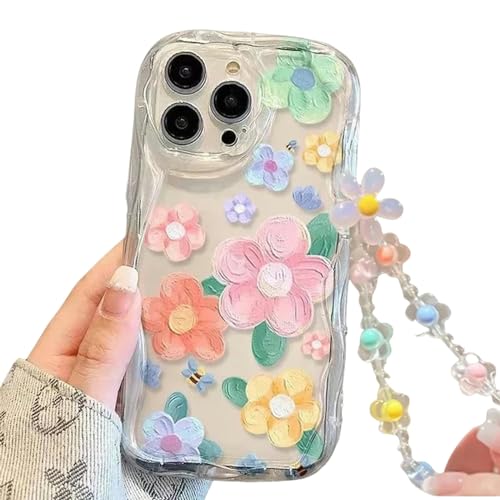 Compatibile con iPhone 15 Pro Max da 6,7 pollici ed è compatibile con il caricamento inalámbrica. Este caso de iPhone está equipado con una correa para la muñeca de cordones de teléfono y puede proteger mejor el teléfono.