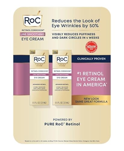 RoC Retinol Correxion Line Smoothing Eye Cream, 0.5 fl. oz., 2 pk.