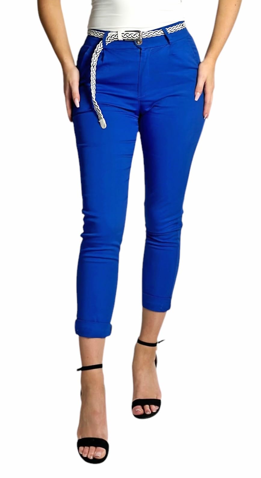 Mississhop Female Pantalon chino stretch classique pour femme