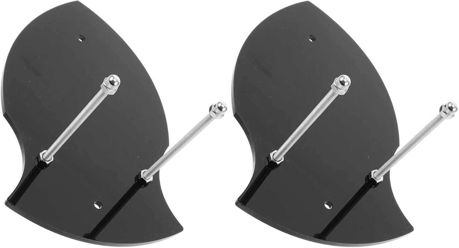 2pcs Acrylic Wall Mounted Holder Rack for Axe