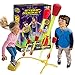 Stomp Rocket L`Original Ultra Rocket LED, 4 fusées - Cadeau de Jouet de fusée d'extérieur pour garçons et Filles - Livré avec Un Lance-roquettes - À partir de 5 Ans
