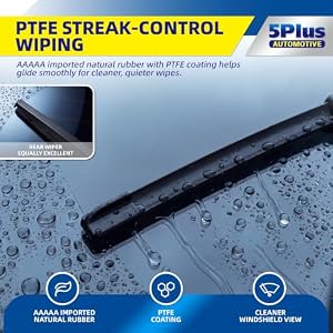 5 PLUS Custom-Fit Wipers fits Toyota 4Runner 2010-2024 Windshield Wipers — photo 3 of 6