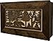 Bellewood Designs Bear in The Woods Hidden Gun Safe - Handcrafted Gun Concealment Decor - Hidden Gun Shelf with Magnetic Lock for Quick Access - Hidden Wall Safe for Secure Storage - Made in USA