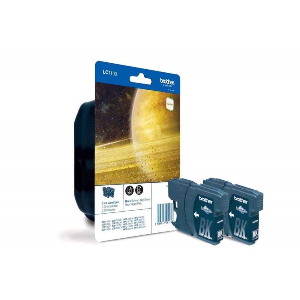 Brother original ink LC-1100SET 2X, black, 2pcs, Brother DCP-6690CW, MFC-6490CW