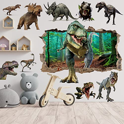 Vinilos de Dinosaurios 3D Adhesivos Grandes para Pared miniatura 4