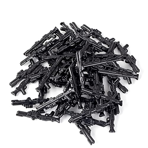 MOOXI-MOC Space Wars DC-15 Clone Trooper Blaster Weapons Pack Accessories,Designed for Minifigs Hands(50pcs)