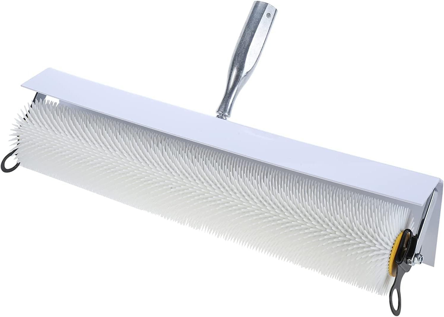 YaeTek Spiked Screeding Compound Roller, 19"x 1" Inch Remove Bubble Smooth Level Screed Surface Flooring Latex Self Levelling Spiked Compound Screed Floor Roller