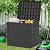 NUNU LAB 32 Gal Outdoor Storage Box Waterproof Lockable,Deck Box,Black