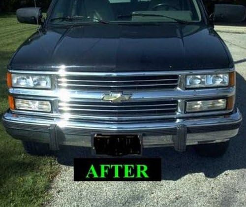 fits 1991-2000 CHEVROLET SILVERADO CHROME GRILL GRILLE KIT CHEVY 1992 1993 1994 1995 1996 1997 1998 1999 91 92 93 94 95 96 97 98 99 00 1500 2500 3500 Z71 LS LT