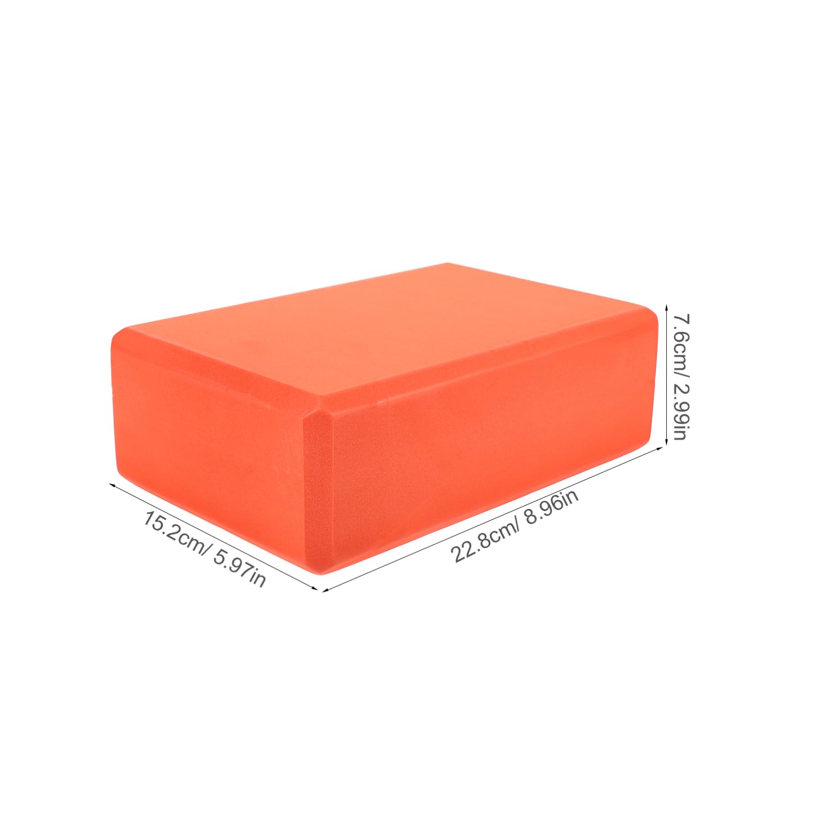 BESPORTBLE Yoga Block Brick Lightweight Sturdy Exercise Blocks Non-absorbent Material for Yoga and Workouts