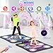Surelect Dance Mat, 2025 Rechargeable Light-Up 2-Player Opposing Dance Pad with Bluetooth, 12-Button Music Dancing Toy, Christmas Birthday Gift for 3-12 Year Old Boys Girls