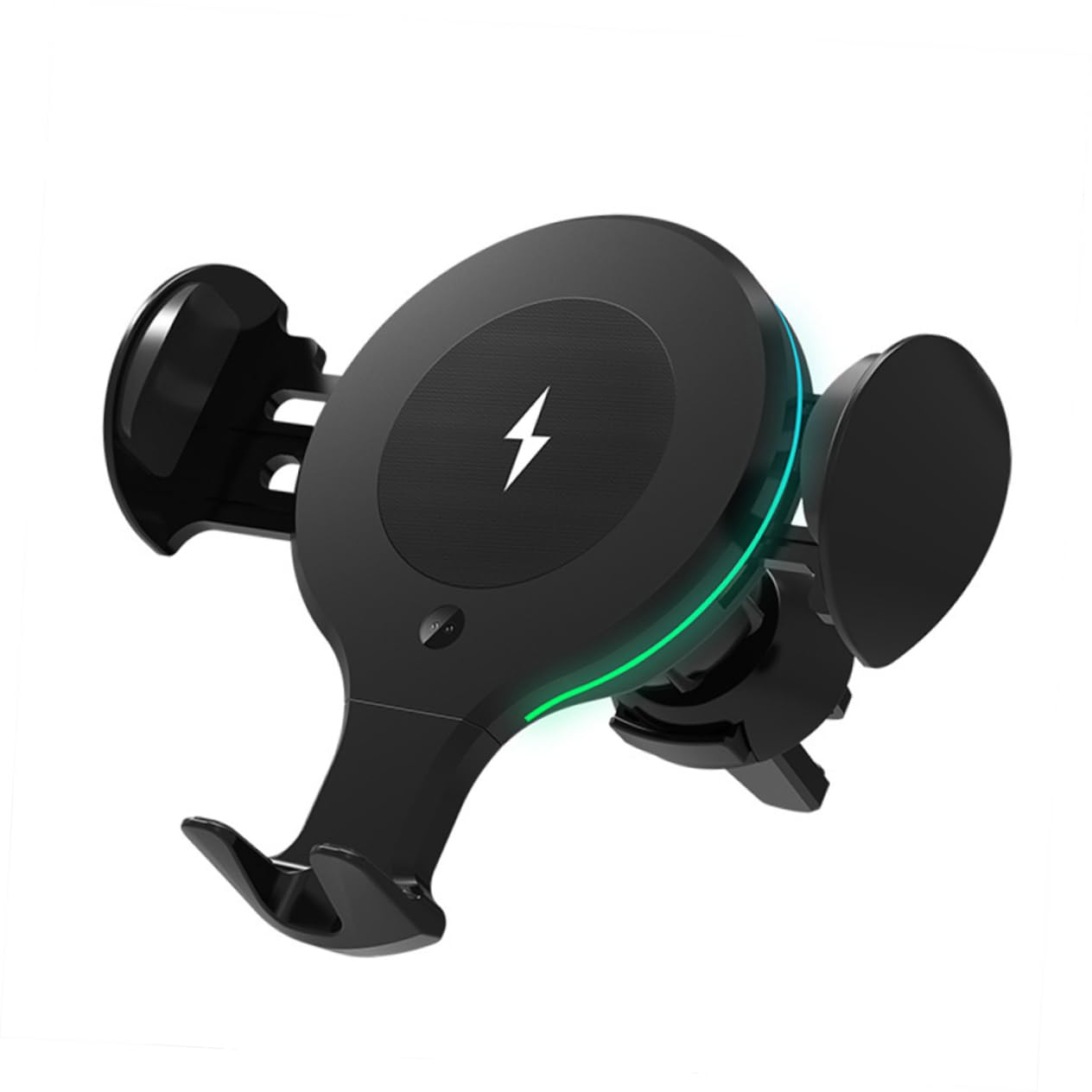 Hemobllo Caricatore 12v Auto per Telefono Supporto Auto Wireless 10w Ventosa e Clip per Bocchetta Abs e Pom