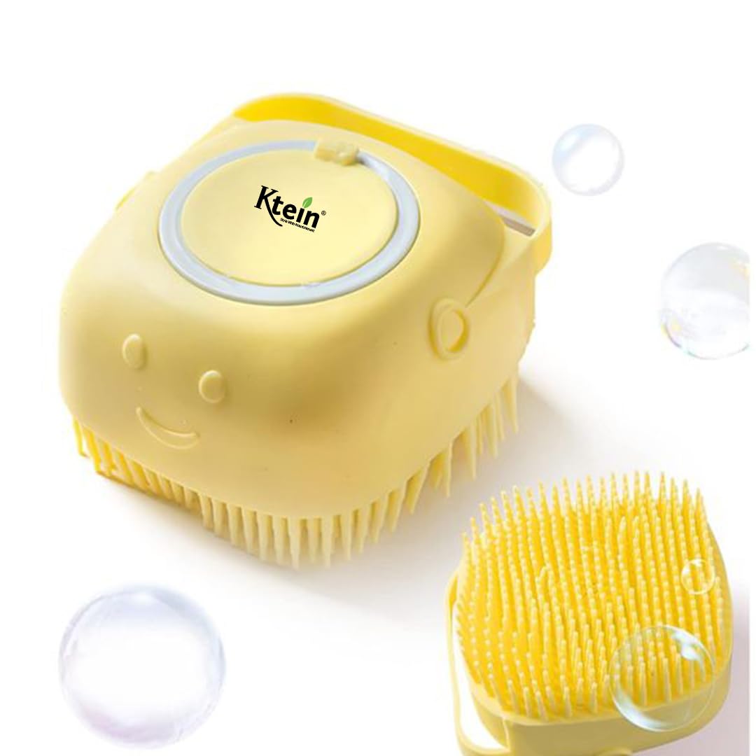 "Ktein Silicone Bath Brush | Body Scrubber with Soap Dispenser | Exfoliating & Massage Silicone Brush | Mud & Dirt Remover for Bathing".-image-22