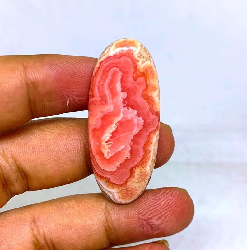 Rhodochrosite naturelle cabochon parfait pour remplacer vos pierres cassées