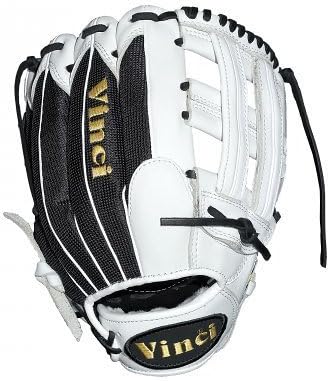BMB-OB White Leather with Black Mesh Back - 13 inch
