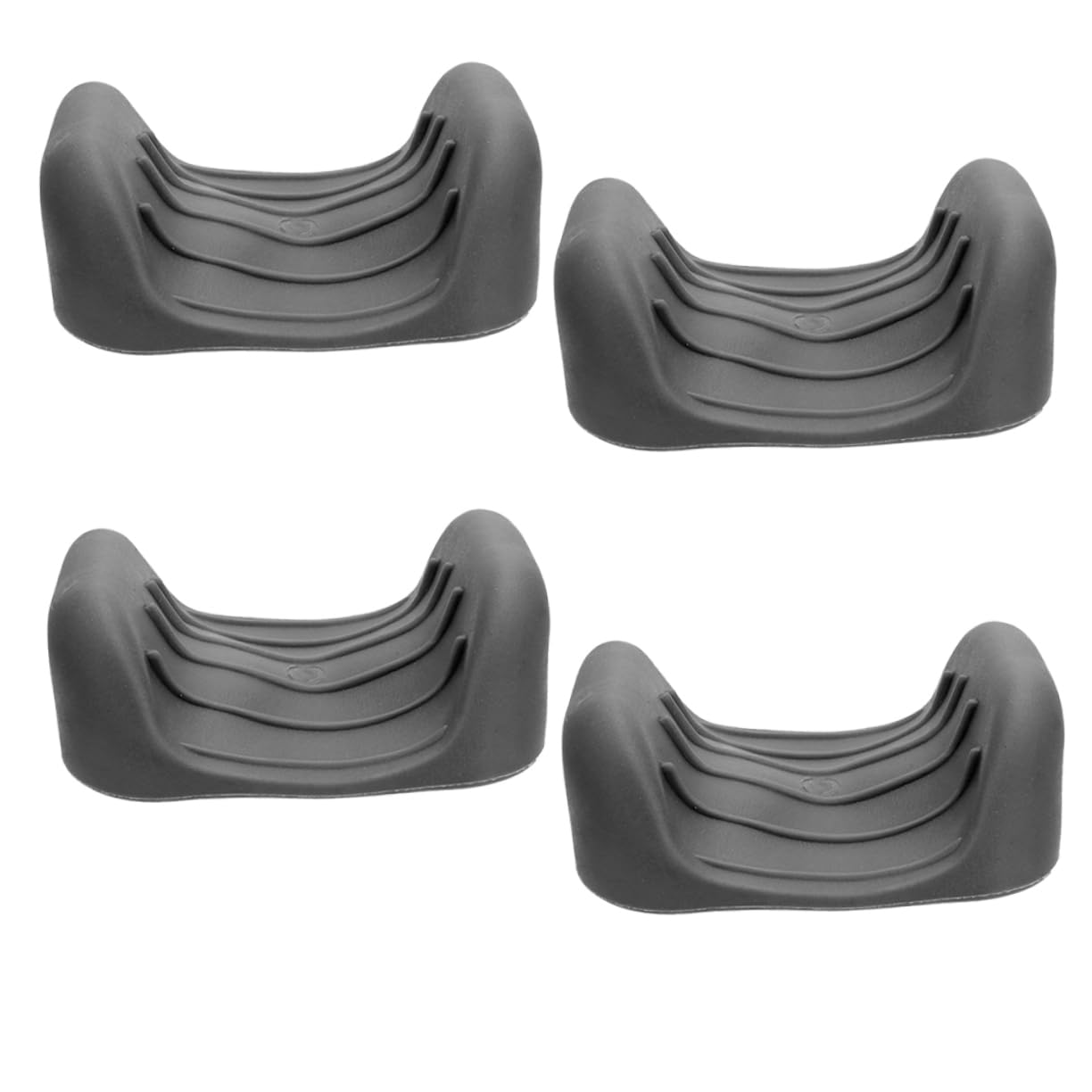 BESPORTBLE 4 Pcs Fishing Gloves Rubber Non Slip Catch Fish Gloves for Hand Protection Lightweight Easy to Clean for Fishing Tackle Kitchen Use Grey